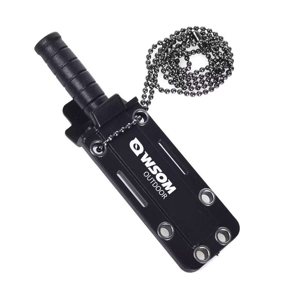 Mini Faca Portátil Inoxidável-Colar/Chaveiro Proteção de Lâmina para Abertura de Encomenda em Oferta na Shopee