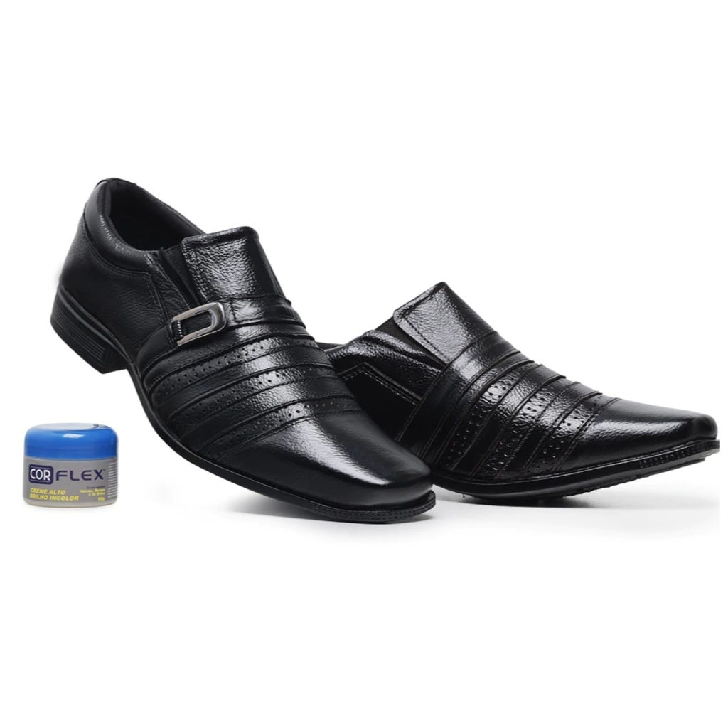 Graxa Gel Revitalizadora Couro Preto | Hidrata e Renova Bancos, Sapatos, Bolsas e Sofás | Alto Brilho Instantâneo — imagem 2 de 2