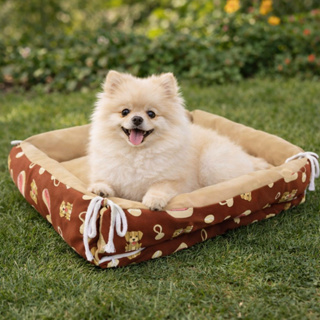 Cama Para Cachorro Com Zíper Reforçada P M G Confortável Com Zíper em Oferta na Shopee