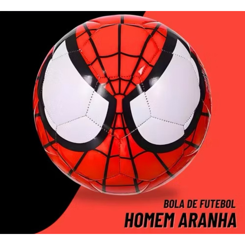 Bola De Futebol N°5 Homem Aranha Spider-man Infantil Macia — imagem 2 de 2