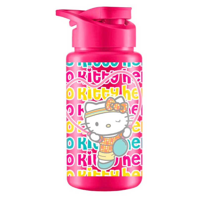 Squeeze garrafa linda Infantil Hello Kitty 500ml BPA Free Garrafa Escolar/Parques/Academia em Oferta na Shopee