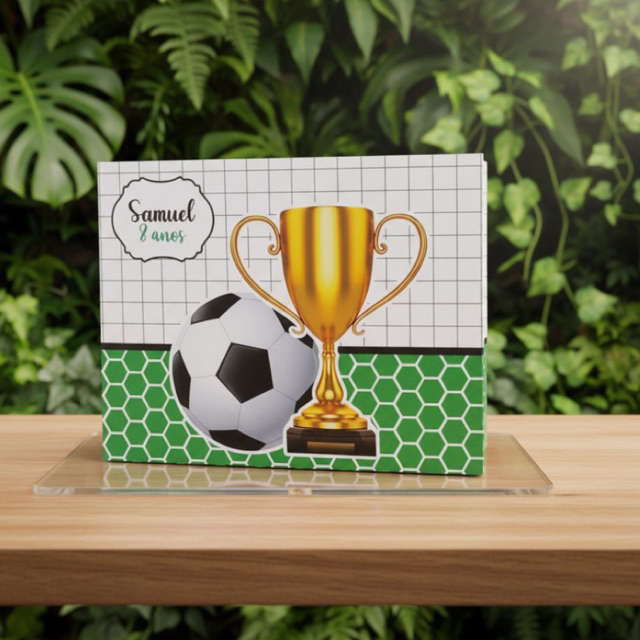 Sacolinha Personalizada Futebol para Aniversário-Lembrancinha surpresa Festa  Infantil