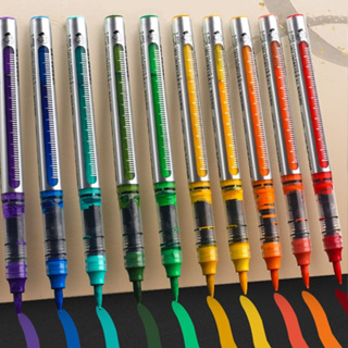 Conjunto de marcadores coloridos 12/24/36/48 caneta fluorescente, caneta aquarela, caneta para pintura em Oferta na Shopee