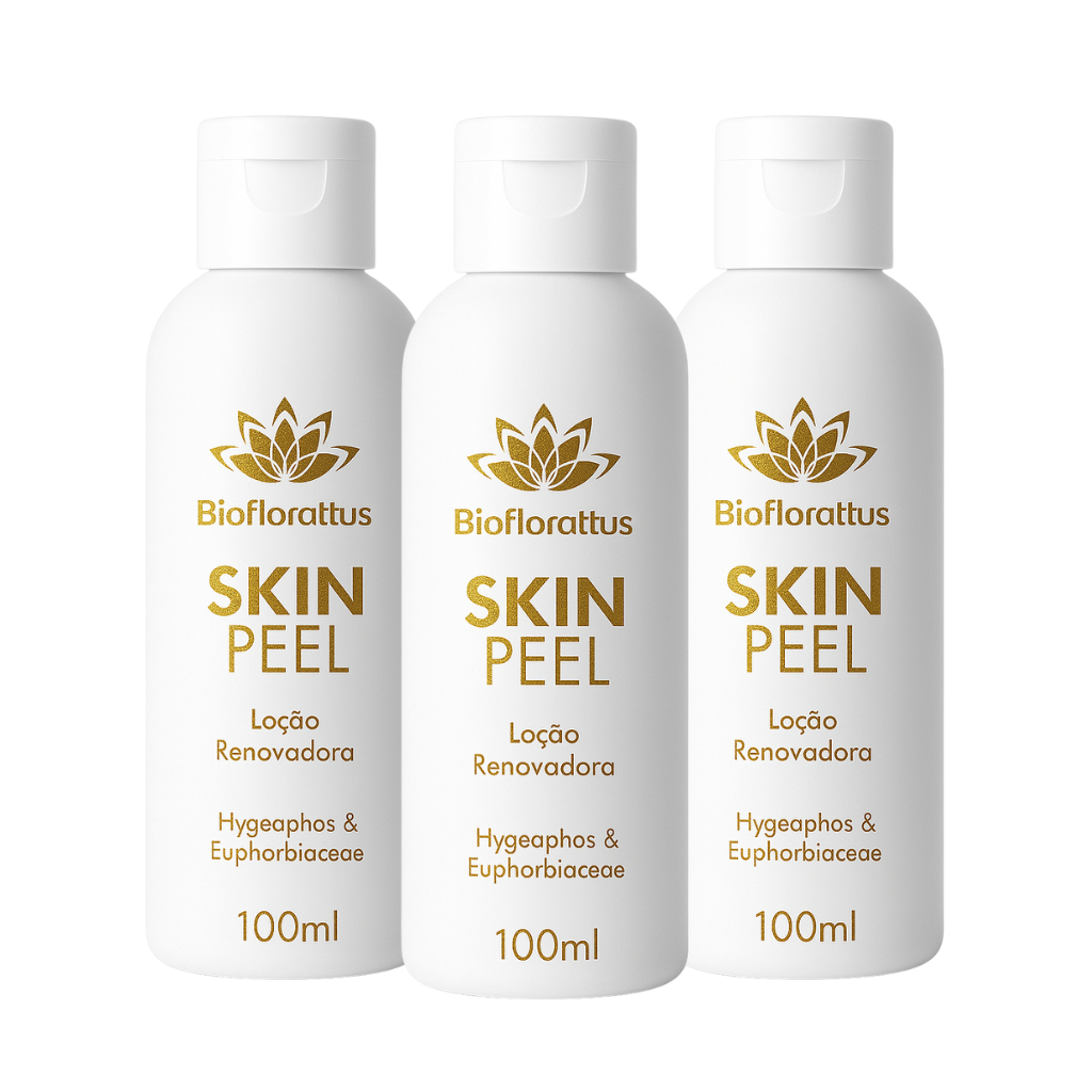 kit 3 Limpeza Facial - Removedor De Cravos, Controle Da Oleosidade - Skinpeel | Bioflorattus