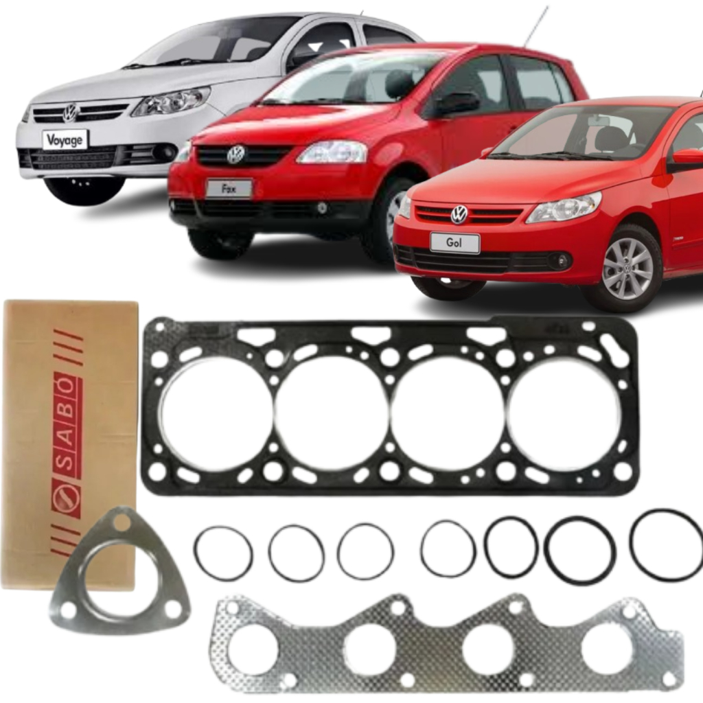 Kit Junta para Cabecote Superior Cabeçote Gol G5 G6 Voyage Fox Parati 1.0 8v 2003 2004 2005 2006 2007 2008 2009 2010
