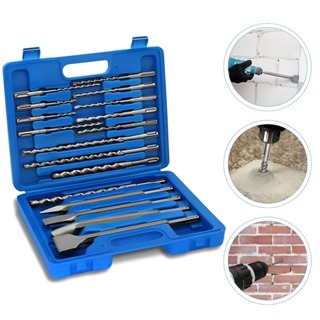 Kit SDS Plus 17 Peças Brocas e Cinzéis Profissionais Para Martelete + Maleta Resistente em Oferta na Shopee