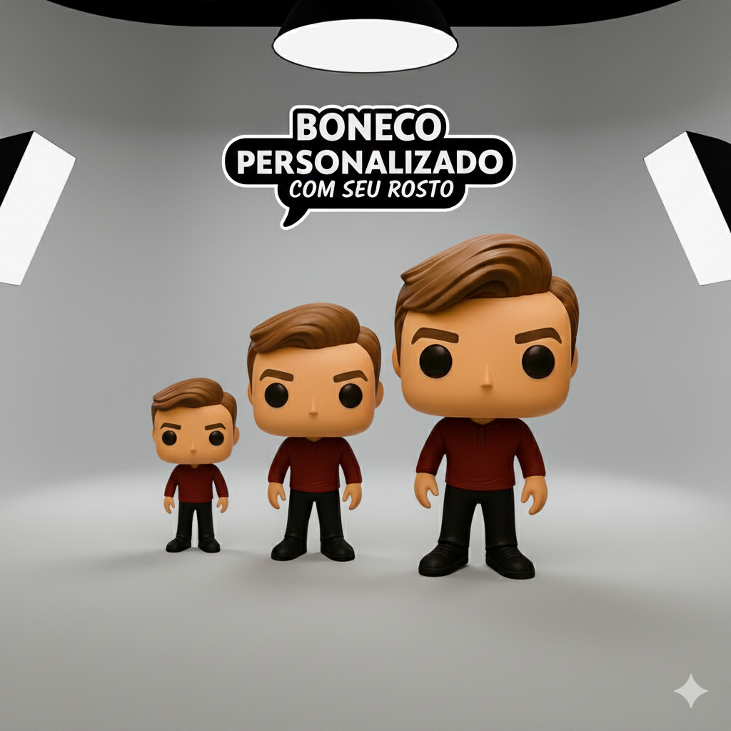 Boneco Colecionável Personalizado em 3D – Feito Sob Encomenda em Oferta na Shopee