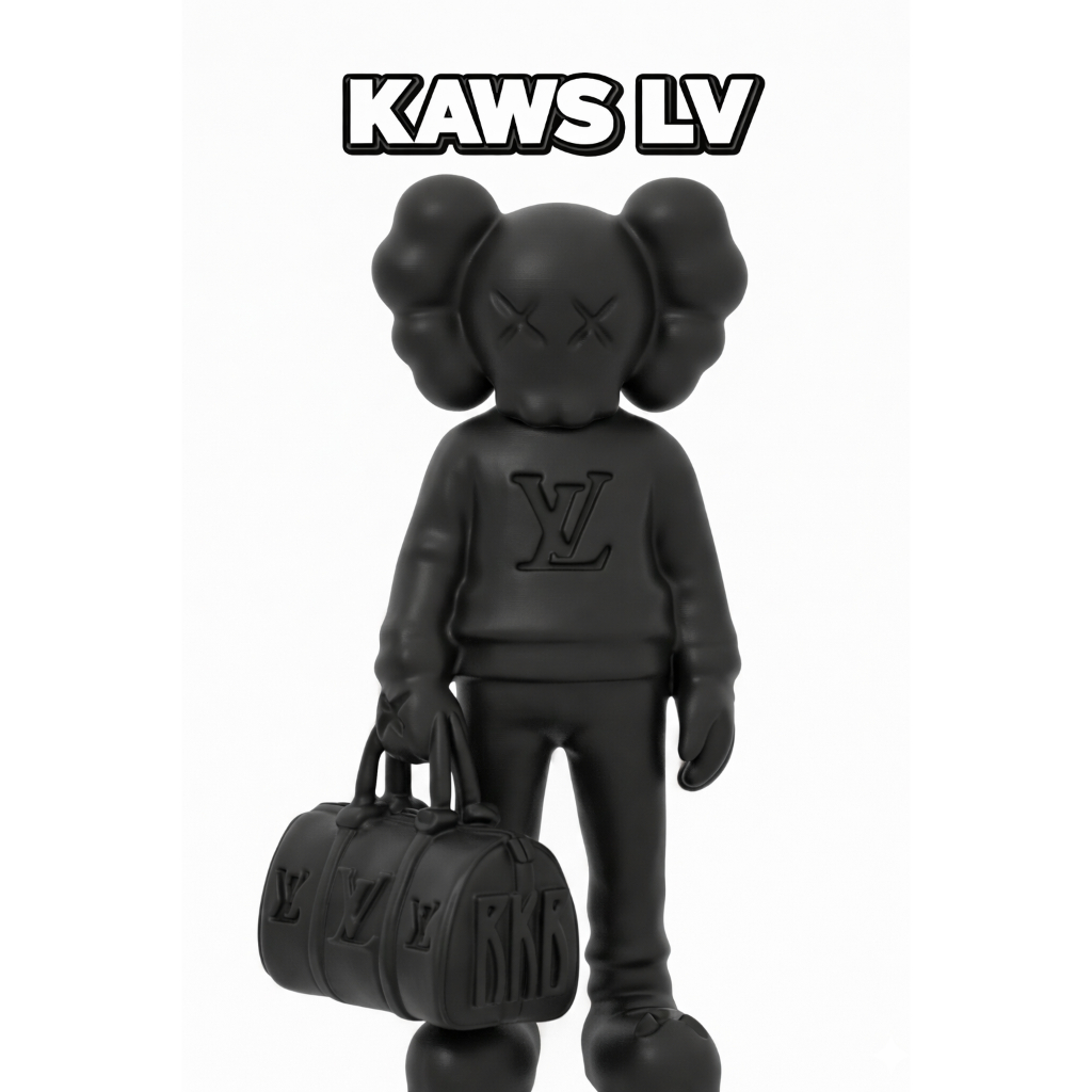 🧸 KAWS LV • ESTATUETA DECORATIVA • 13CM/15CM • ART TOY • COLECIONÁVEL PREMIUM
