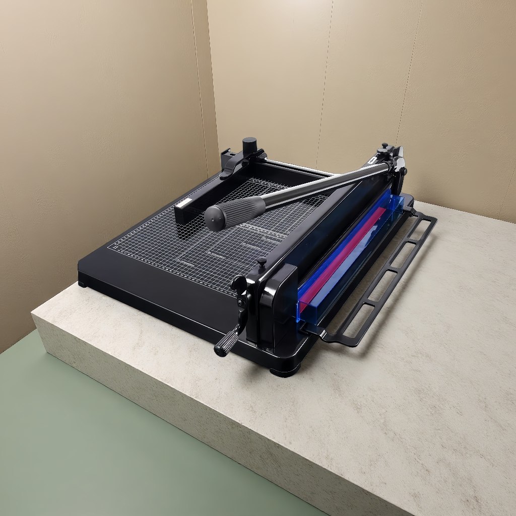 Guilhotina Industrial 400 Folhas Papel A4 Tamanho Grande Escritório Escola Gráfica com Trava- em Oferta na Shopee