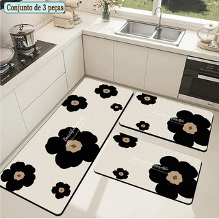 2~3 PCS Tapete de Argila Diatomácea Multiuso - Antiderrapante e Antiúmido, Secagem Rápida sem Odores, Ideal para Ban