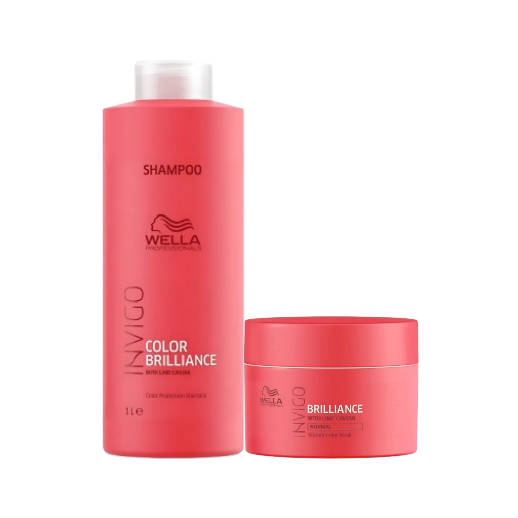 Kit Wella Professionals Invigo Color Brilliance - Shampoo 1L e Máscara 150ml em Oferta na Shopee