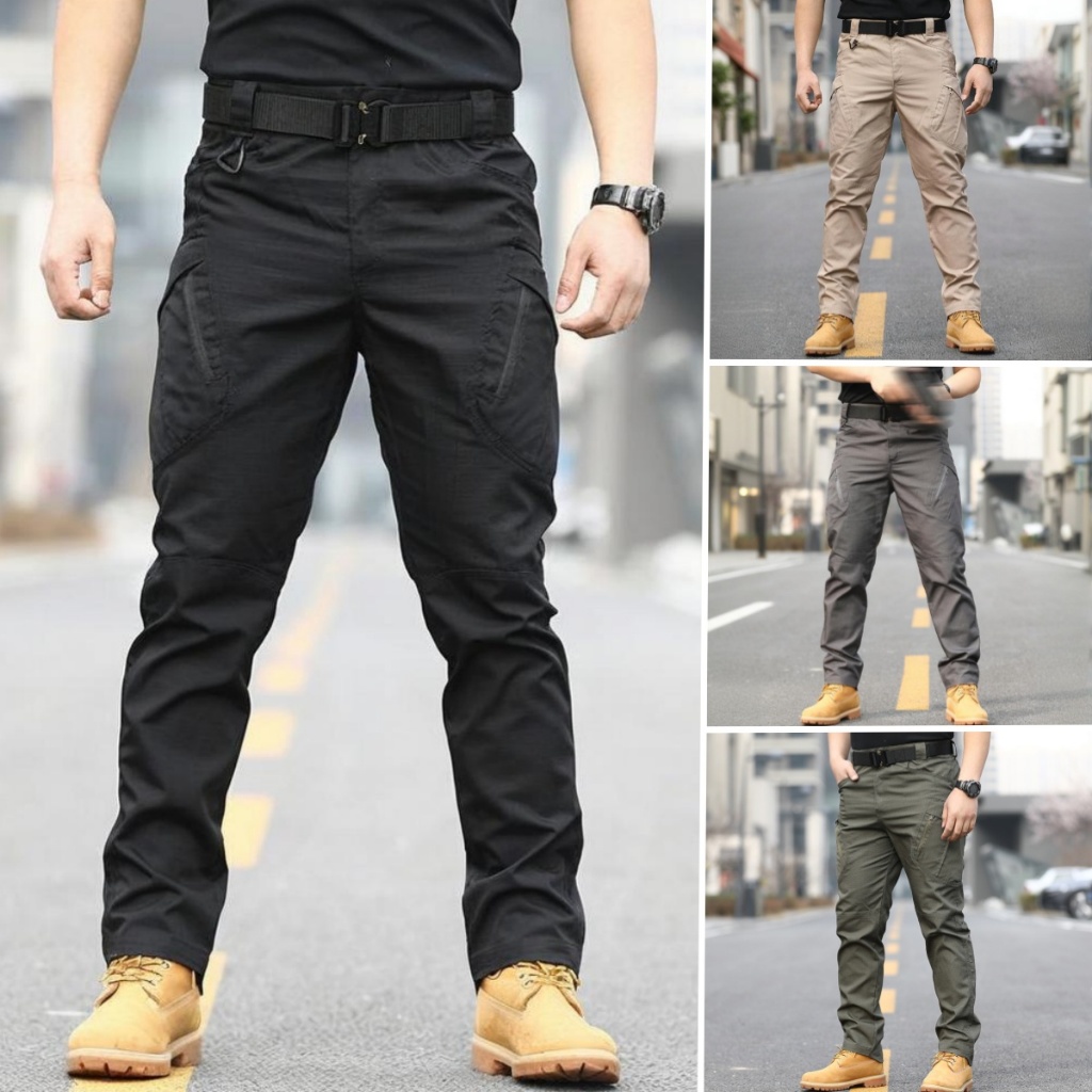 Calça Cargo Trilha Outdoor Masculina Calça X9 Tática à Prova de Vento e Água com Bolsos Múltiplos em Oferta na Shopee
