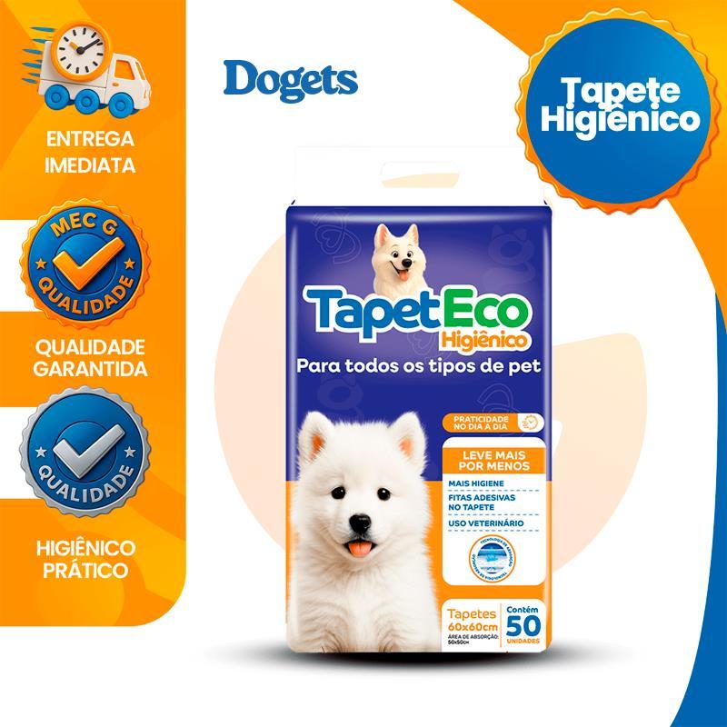 Tapete Higiênico Pet 60x60 Para Cachorro Alta Absorção Adesivo 50 Unidades TapetEco Envio Imediato em Oferta na Shopee