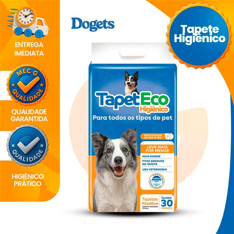 Tapete Higiênico Pet 90x60 Para Cachorro Alta Absorção Adesivo 120 Unidades TapetEco Envio Imediato em Oferta na Shopee