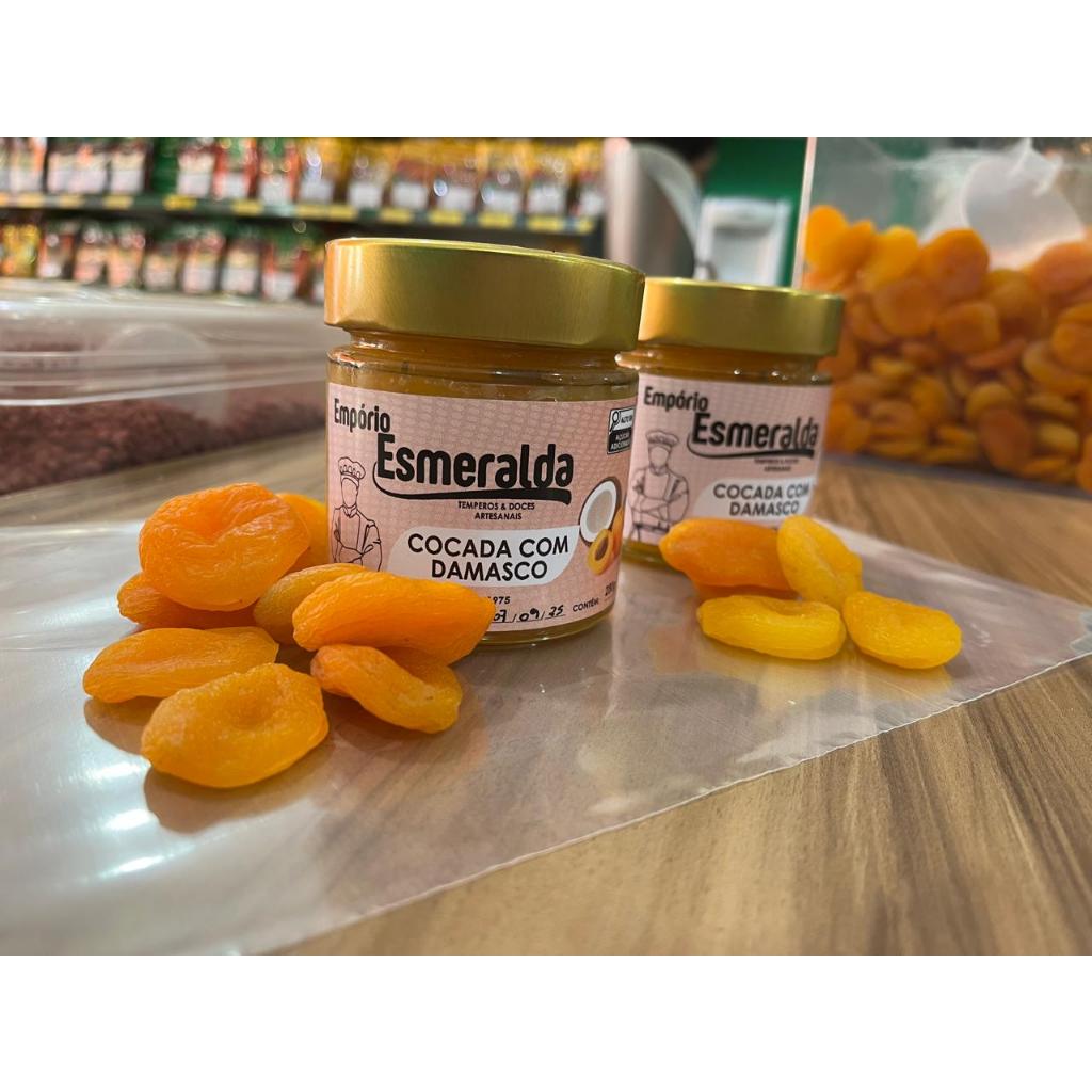 GELEIA DE COCADA COM DAMASCO🥥 (280g)