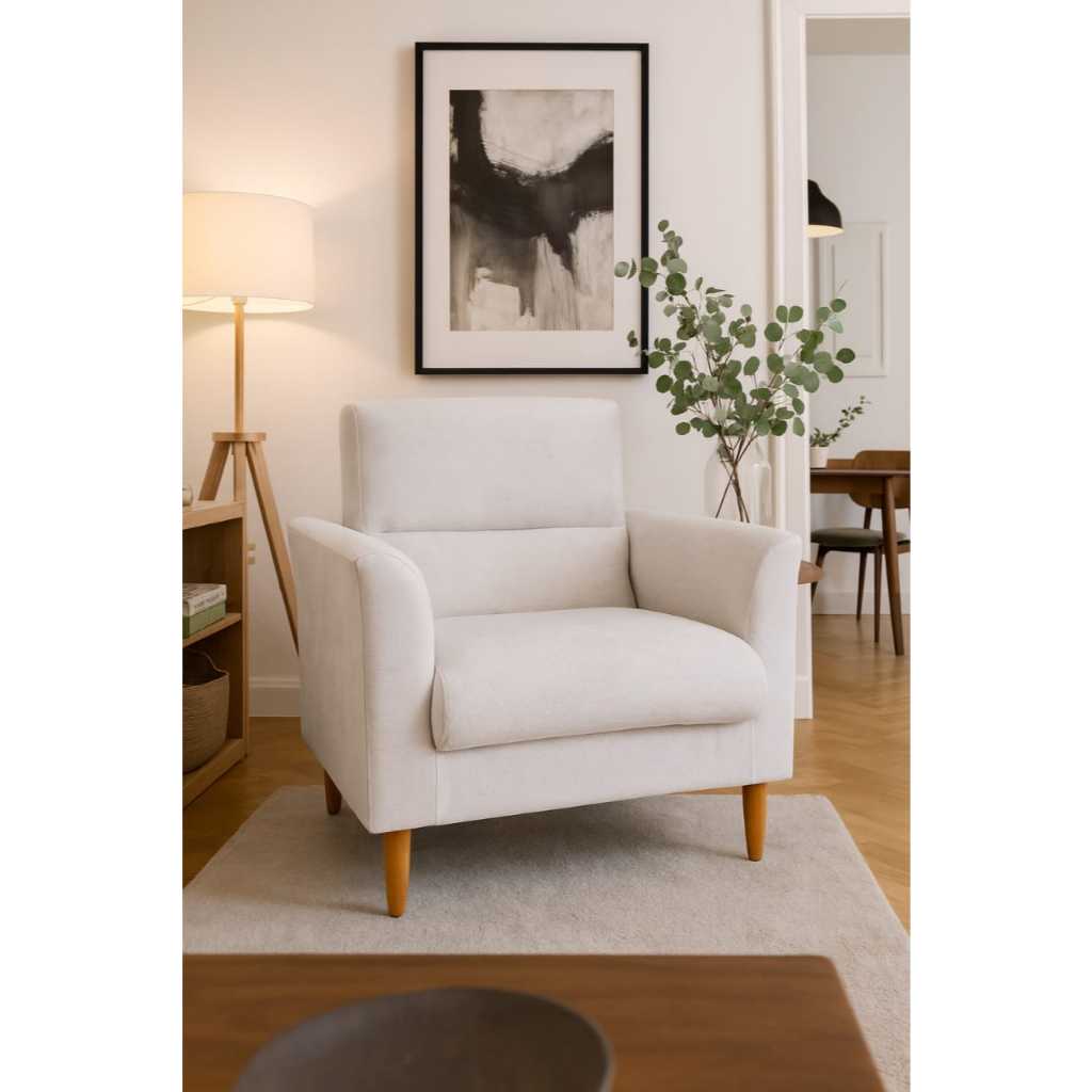 Poltrona Visammer Beatriz Para Sala Elegante, Quarto e Recepção