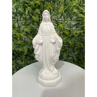 Imagem De Nossa Senhora Das Graças 20cm - Em Gesso Cru - Acabamento Impecável - Rico Em Detalhes. em Oferta na Shopee