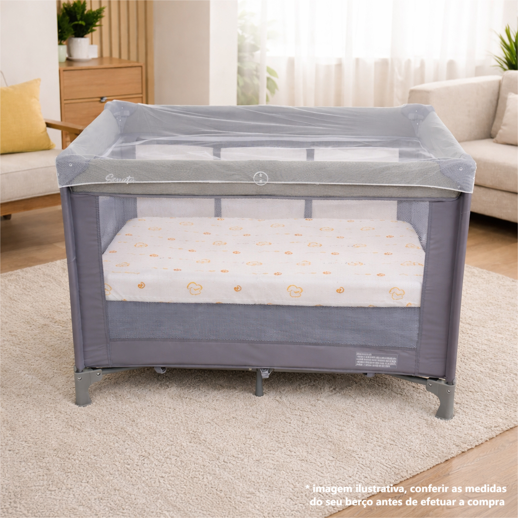 COLCHAO PARA CHIQUEIRINHO, MINI BERÇO, BERÇO DESMONTAVEL, CERCADO, CAMPING,  ESPUMA D18 62X93X7 em Oferta na Shopee