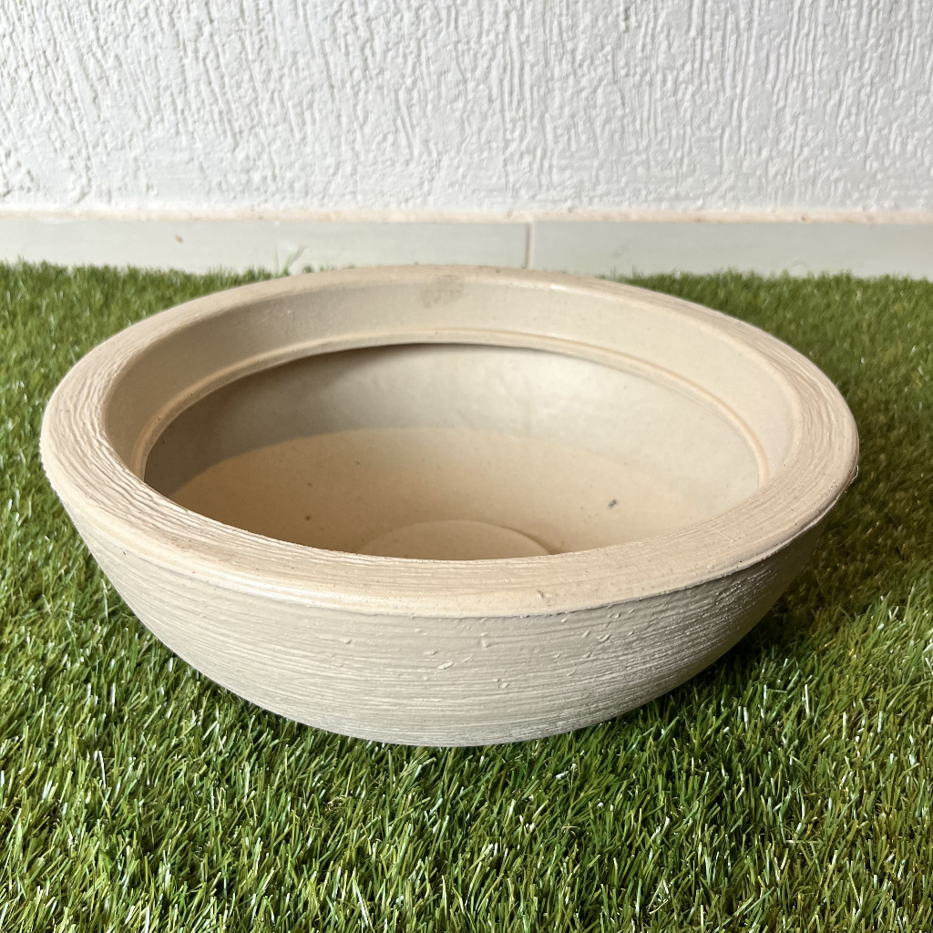 Vaso Decorativo Polietileno para Plantas Bacia Medidas 13x35x15cm