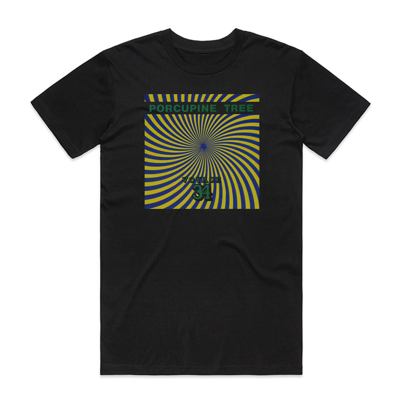 Camiseta Preta Porcupine Tree Voyage 34