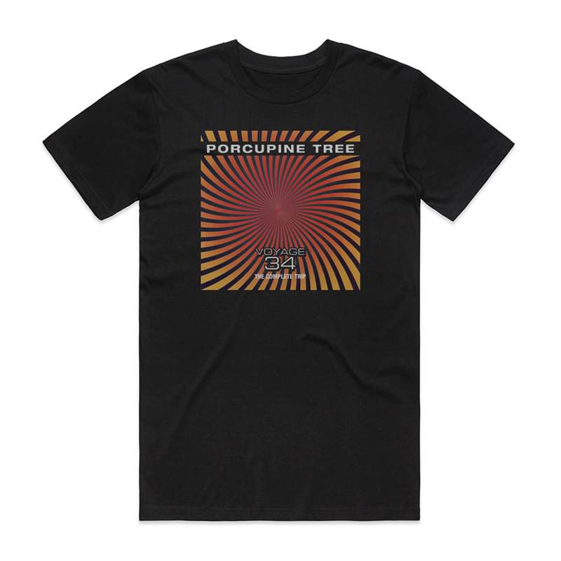 Camiseta Preta Porcupine Tree Voyage 34 The Complete Trip