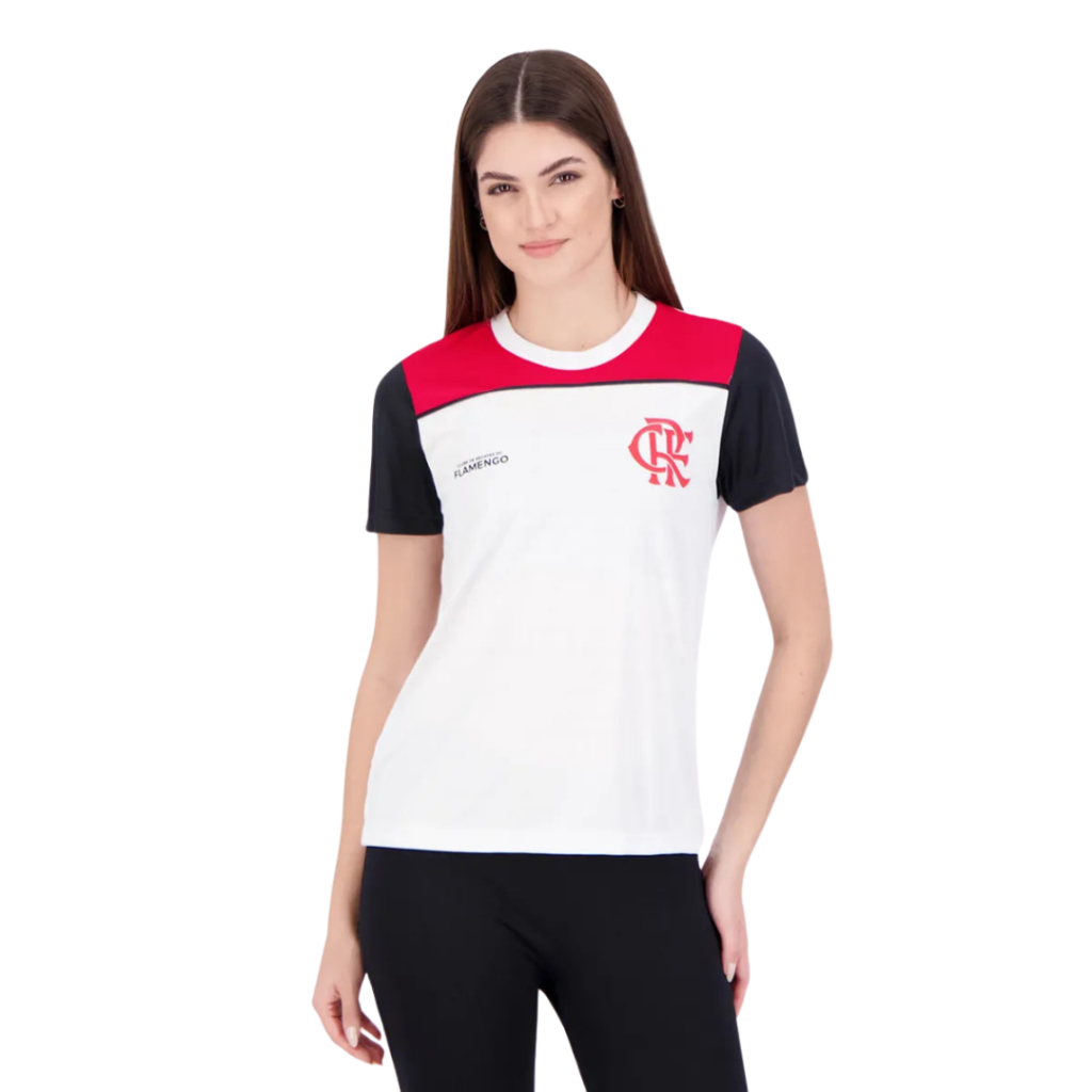Camisa Flamengo Feminina Fulgor Branca em Oferta na Shopee