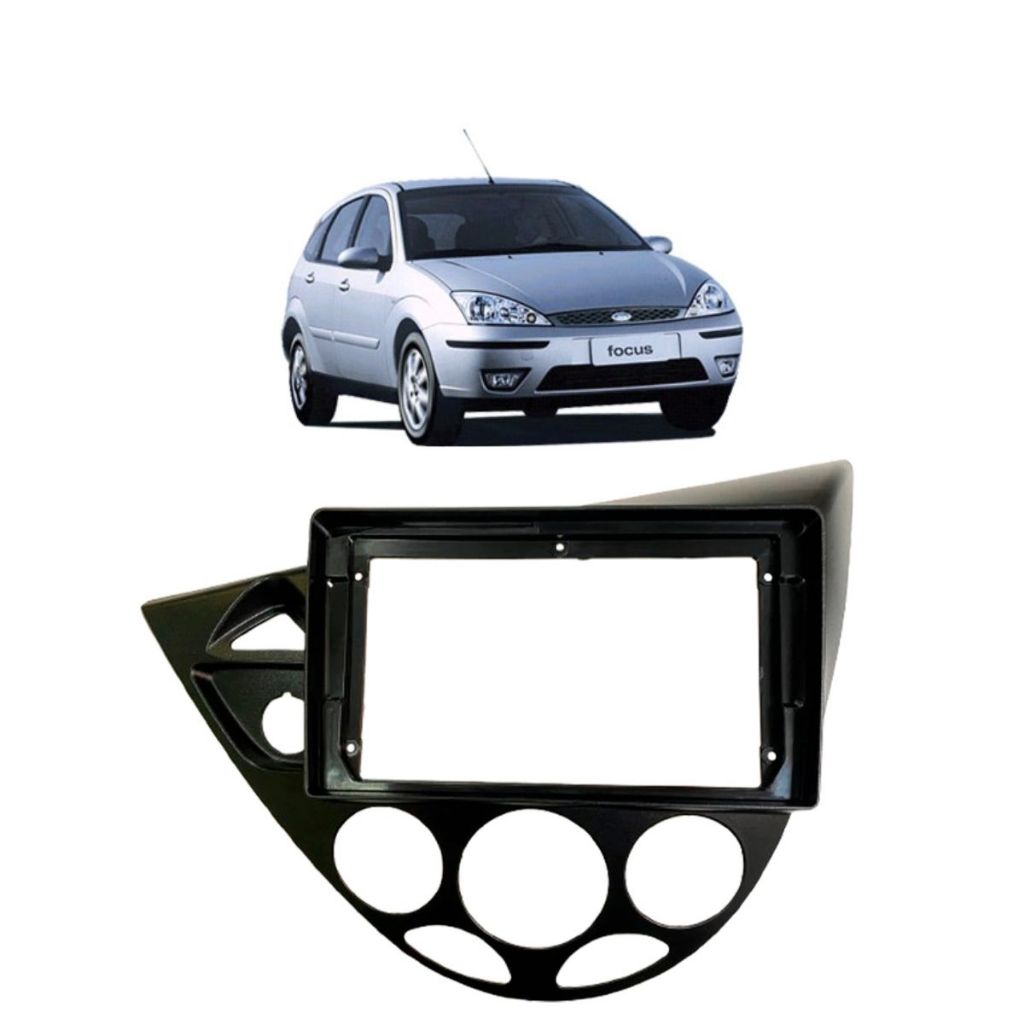 MOLDURA 2 DIN FORD FOCUS 1998 A 2005 9 POL EXPEX EPX9FD011