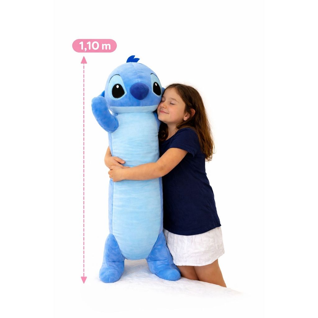 Almofada De Pelúcia Xuxão Stitch Brinquedo Anti-Alérgico 1,10 cm e 65 cm - Travesseiro De Corpo