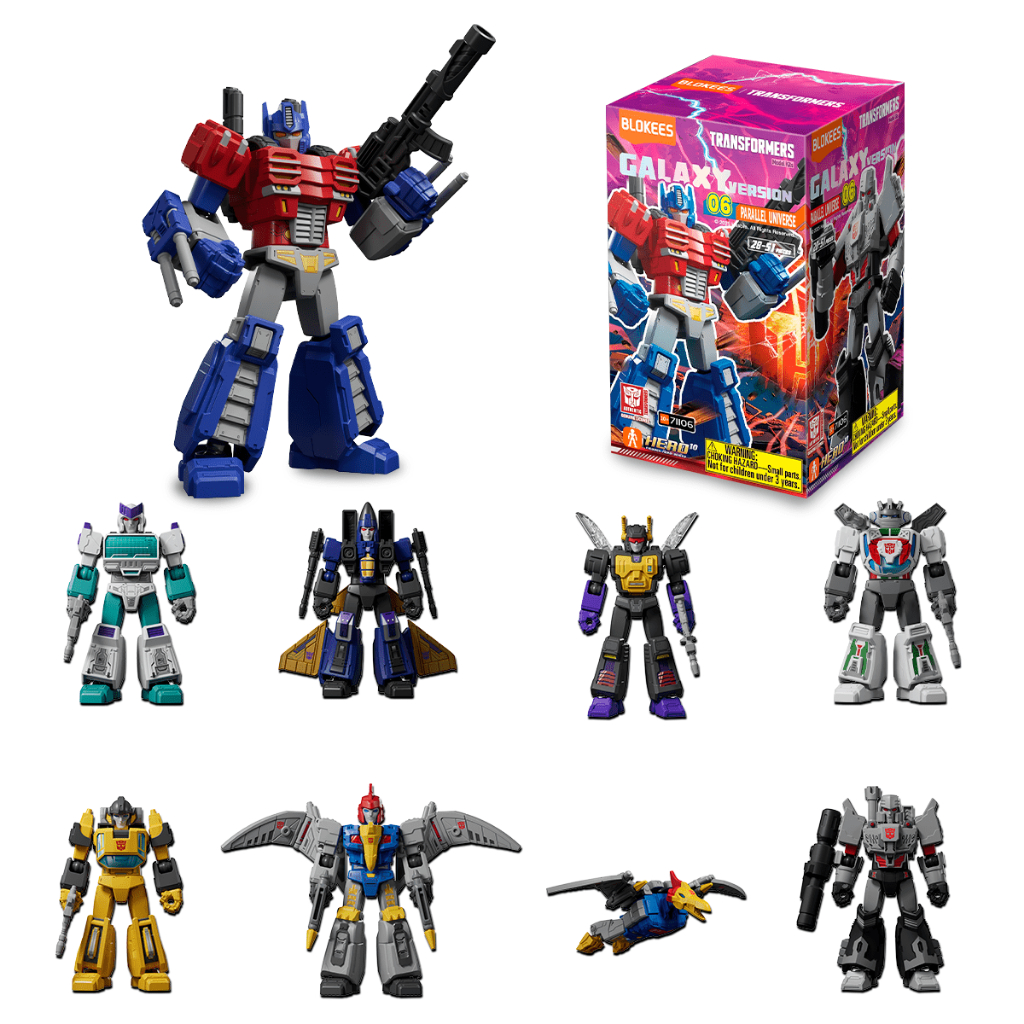 Boneco Blokees Transformers Galaxy Version 06 - Universo Paralelo 9 Em 1