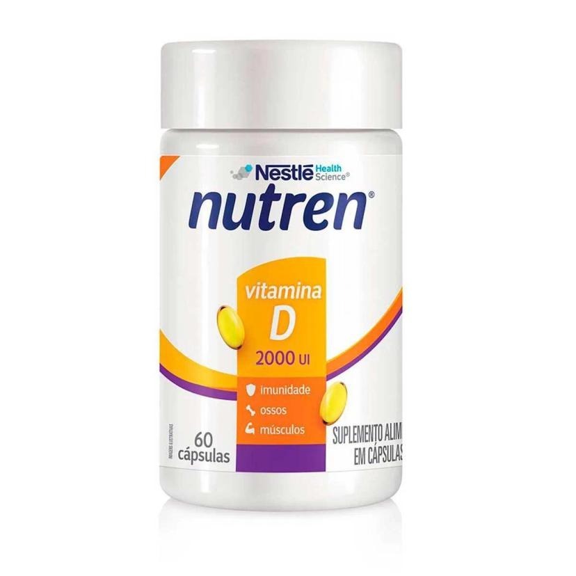 Suplemento Alimentar Nutren Vitamina D 2.000UI 60 cápsulas em Oferta na Shopee