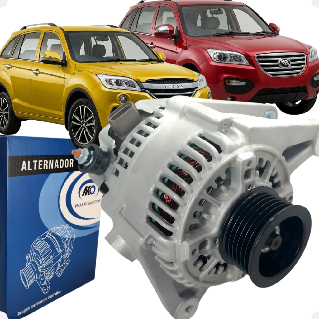 Alternador X60 1.8  2013 14 15 16 17 18 19 90 Amperes Novo com Polia em Oferta na Shopee