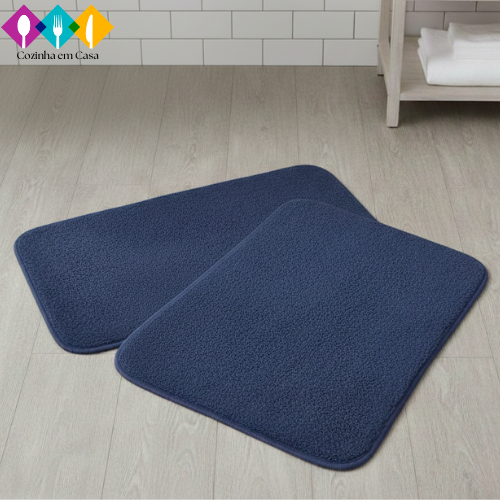 Tapete Liso de Porta Para decoração de Banheiro Macio Antiderrapante, decoração para o quarto