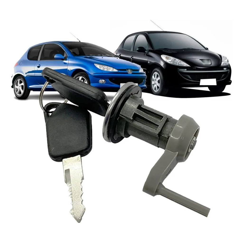 Cilindro Miolo Porta Dianteira Direita Peugeot 206 1999 A 2010 207 2009 2010 2011 2012 2013 2014 2015