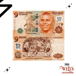Cédula Fantasia - 9 Reais - Ronaldo O Fenômeno em Oferta na Shopee