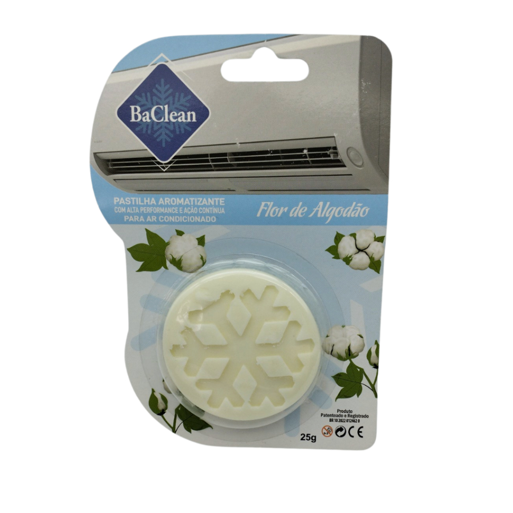 Pastilha Aromatizante Ar Condicionado- Flor de Algodão
