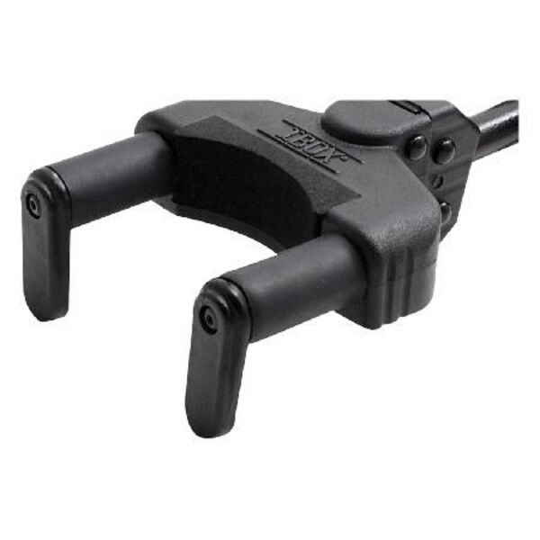 Para um suporte de instrumentos com sistema AGS (Auto Grab System), o foco principal deve ser a segurança do instrumento