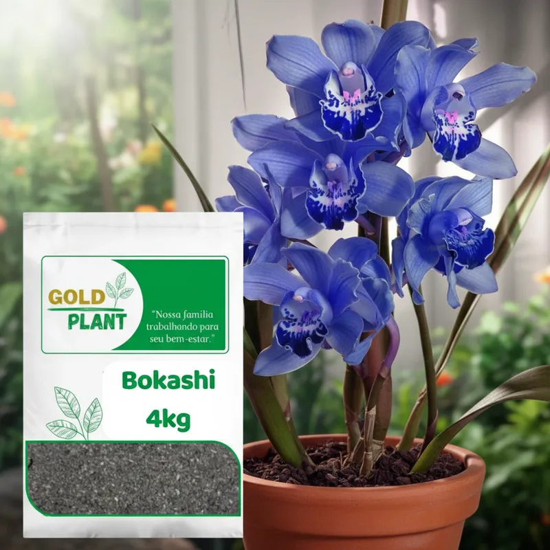 Bokashi Premium 2kg até 10kg Adubo Orgânico Fertilizante para plantas farelado Gold Plant