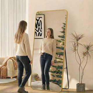 Espelho Grande 170cm Dourado Preto Prata Off White Bronze Marrom em Oferta na Shopee