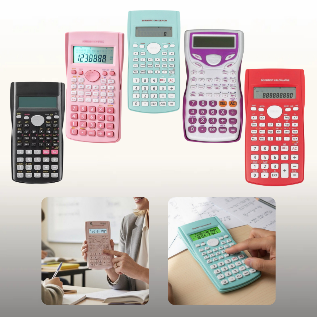 Calculadora Cientifica Faculdade 240F e 56F Vestibulares Universidades Matemática Física Química em Oferta na Shopee