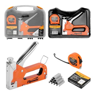 Grampeador Profissional + 500 Grampos E Trena 2m - Sparta em Oferta na Shopee