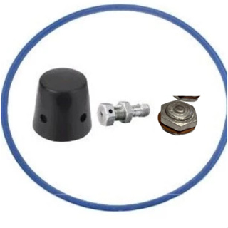 Kit De Reparo Universal P/Panelas De Pressão(1 Peso+1 Válvula Aluminio+1 Borracha+1Pino Segurança) em Oferta na Shopee