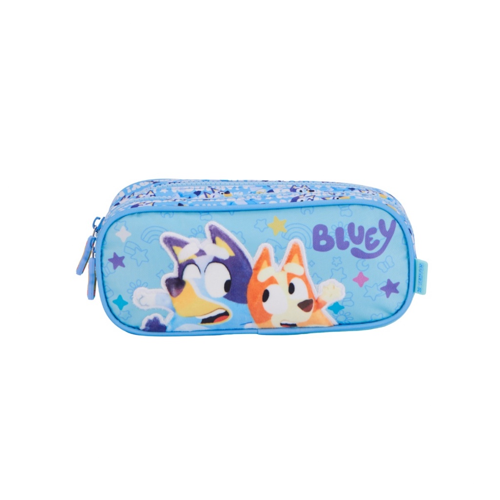 Estojo Escolar Duplo Bluey e Bingo Infantil Youtuber Passeio em Oferta na Shopee