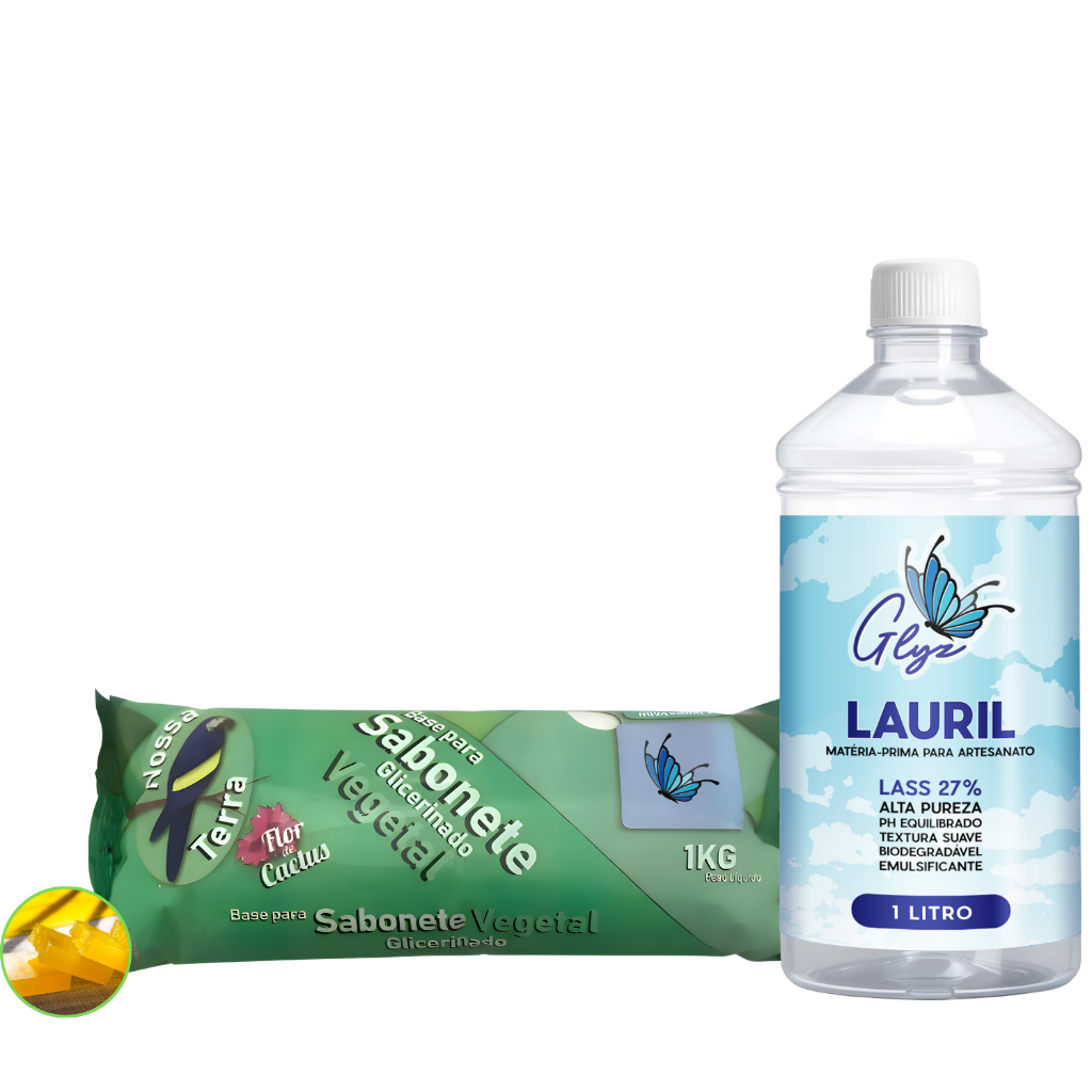 Fórmula Completa Para Sabonetes Artesanais Base Vegana e Lauril 27%