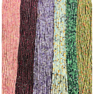 1 Fio de Pedra Natural 2mm e 3mm - Vários modelos em Oferta na Shopee