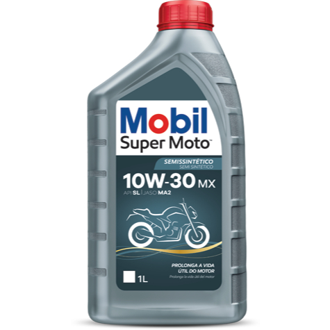OLEO MOBIL 4T MX 10W30 SUPER MOTO SEMI SINTETICO 1L