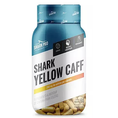 Yellow Caff - 60 cápsulas - Shark Pro