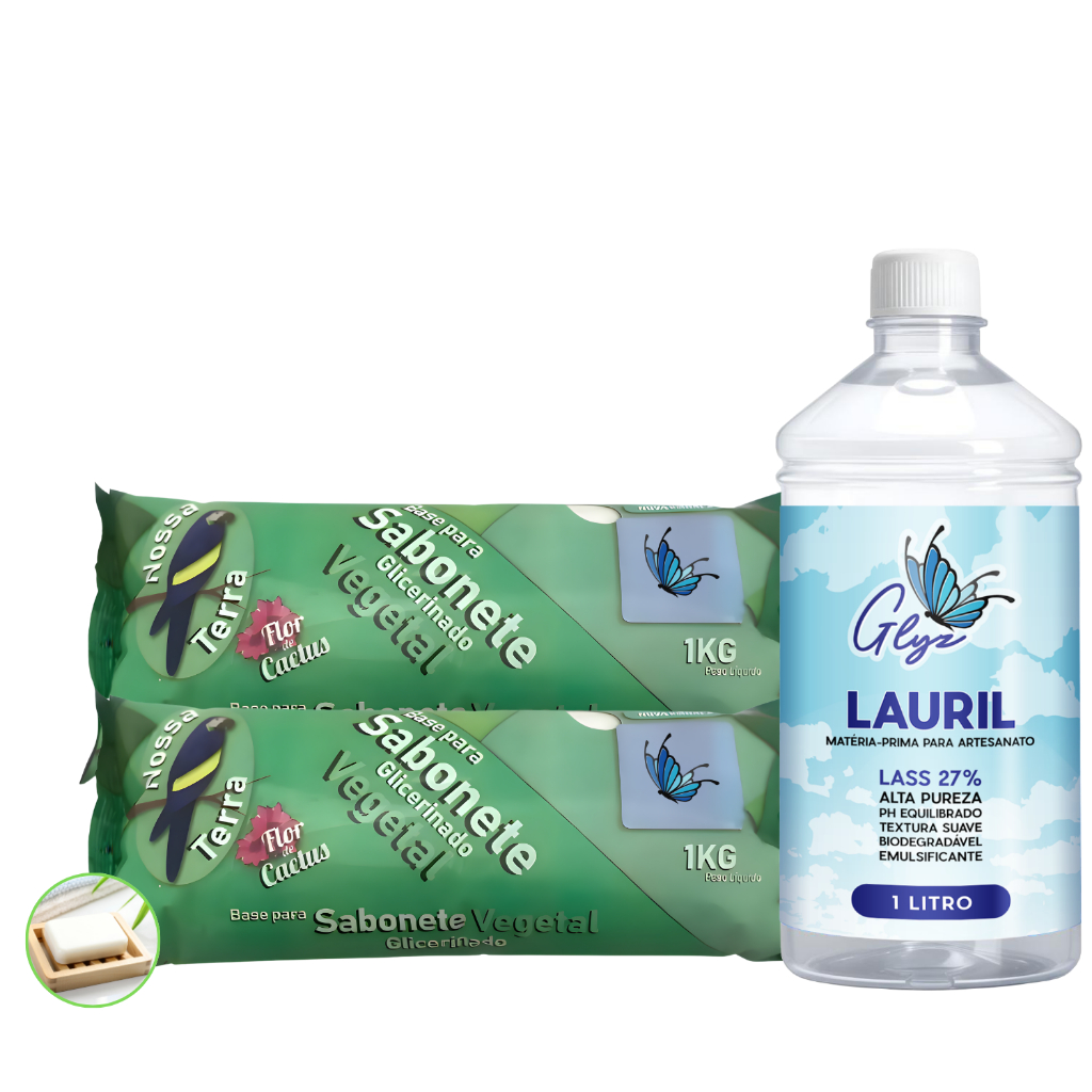 Solução Natural Para Higiene Pessoal Base Vegana com Lauril
