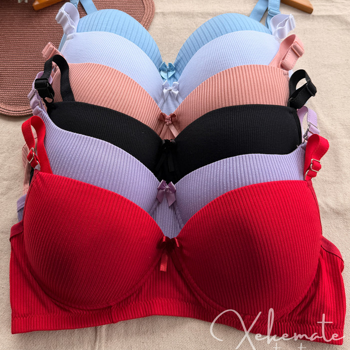 Kit 5 Sutias Plus Size com Bojo Canelado Reforçado Alças Largas Conforto Sustentação Moda Feminina em Oferta na Shopee