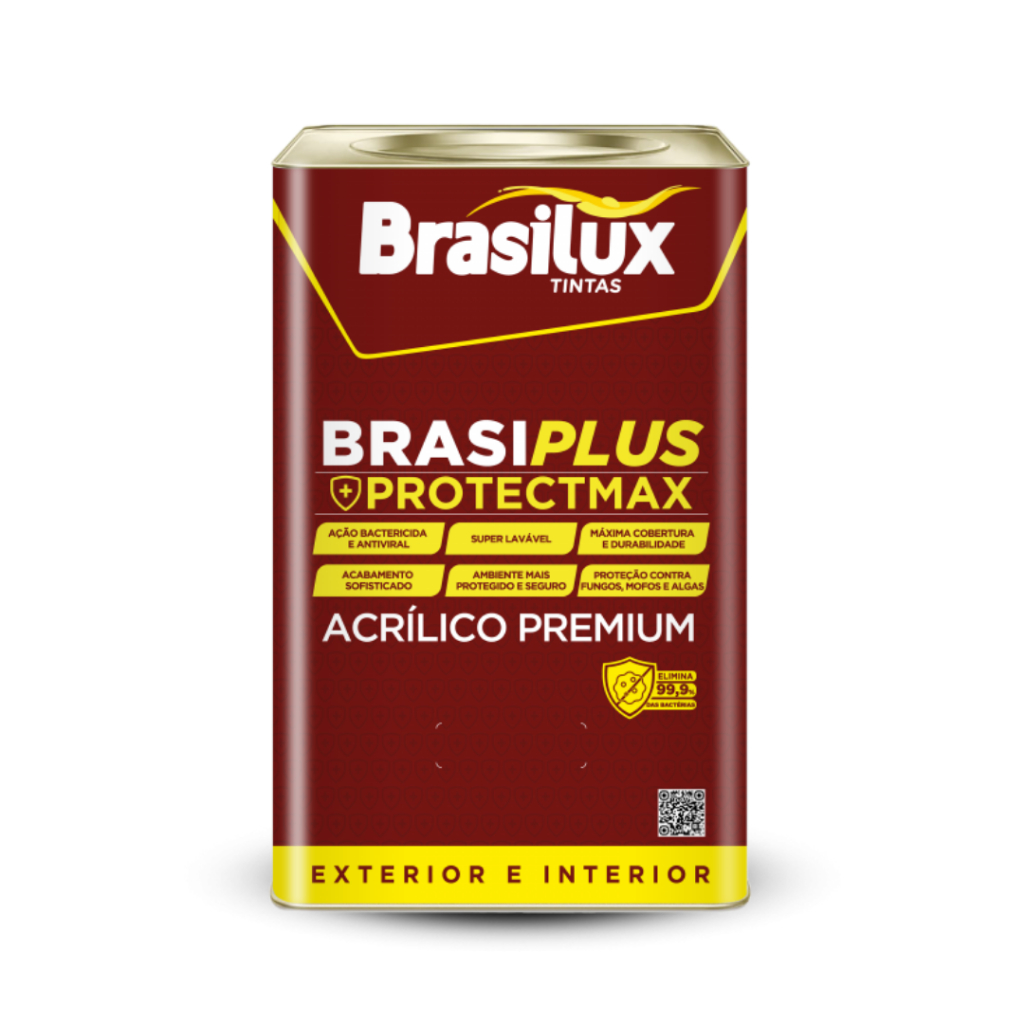Tinta Acrílica Premium Branco Neve 18l Brasiplus Brasilux