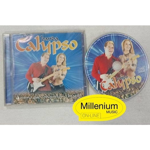 CD Banda Calypso  O Ritmo Que Conquistou O Brasi 2002 original Gravadora Colecionador Ótimo Estado